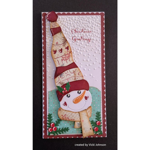 Inlovearts Snowman with Hat Cutting Dies