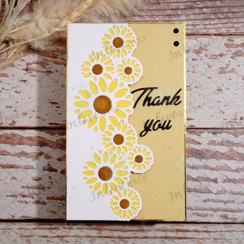 Inlovearts Sunflower Border Cutting Dies