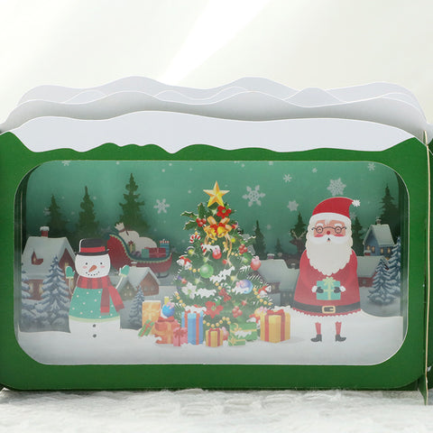 3D Pop Up Christmas Wishing Bottle Greeting Card