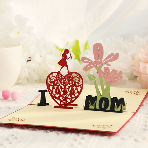 3D Pop Up Mother's Day Greeting Card
