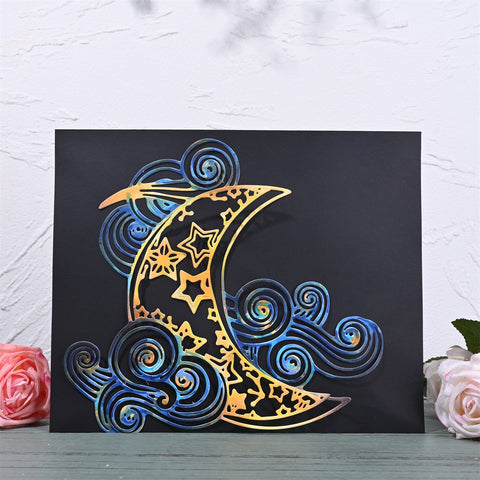 Inlovearts Moon and Cloud Cutting Dies