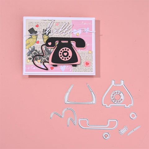 Inlovearts Retro Phone Cutting Dies