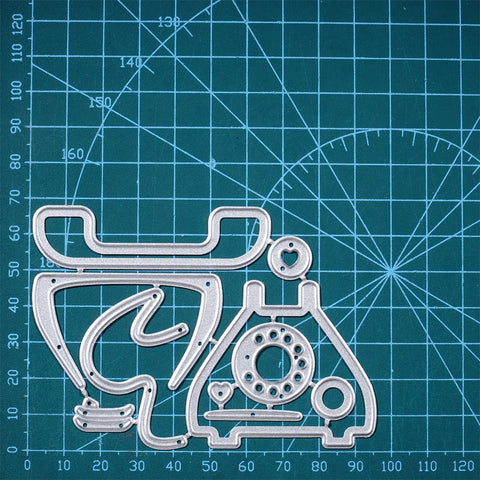 Inlovearts Retro Phone Cutting Dies