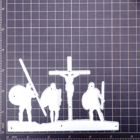 Inlovearts Ancient Roman Warrior and Cross Cutting Dies