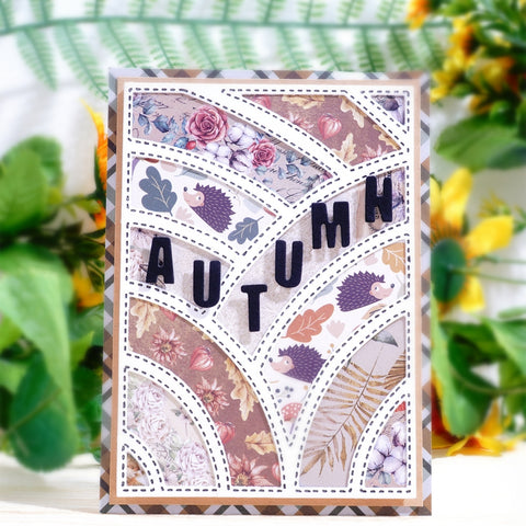 Inlovearts Arc Background Board Cutting Dies