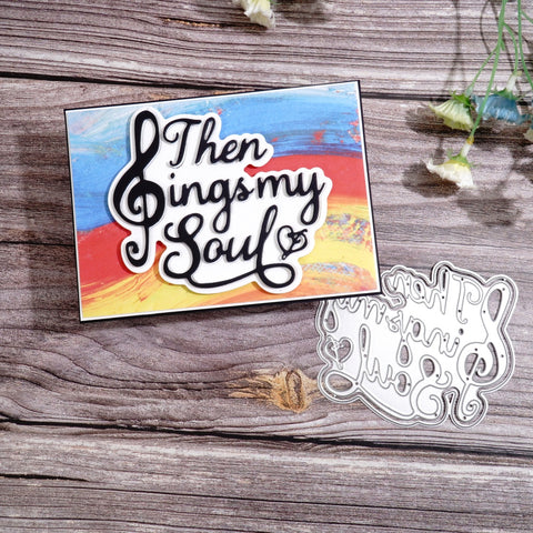 Inlovearts Then Sings My Soul Word Cutting Dies