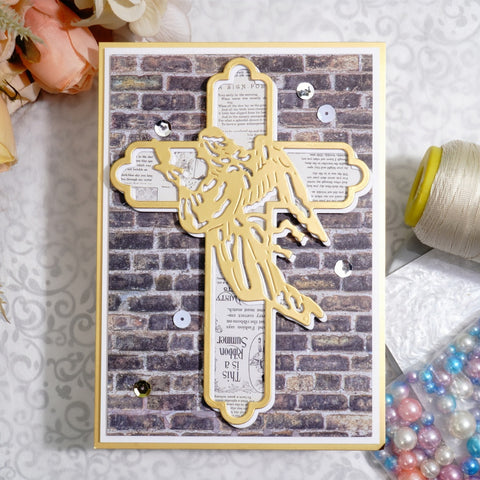 Inlovearts Angel Cross Cutting Dies