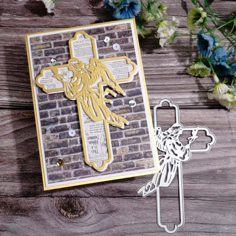 Inlovearts Angel Cross Cutting Dies