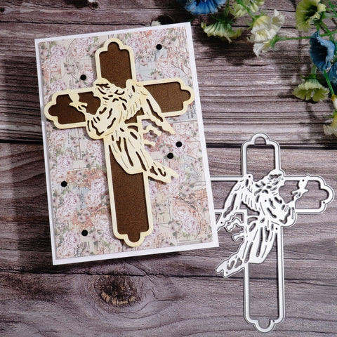 Inlovearts Angel Cross Cutting Dies