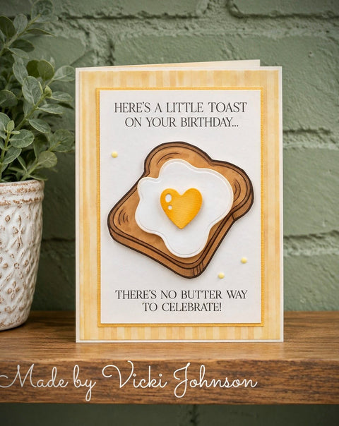 Inlovearts Fried Egg in Heart Shape Cutting Dies