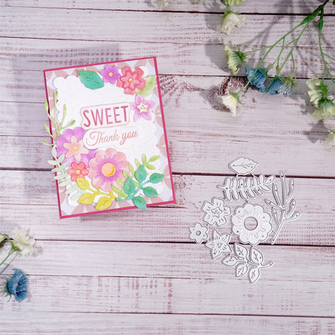 Inlovearts Gorgeous Flower Bush Cutting Dies