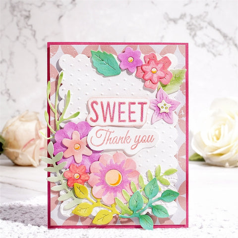 Inlovearts Gorgeous Flower Bush Cutting Dies