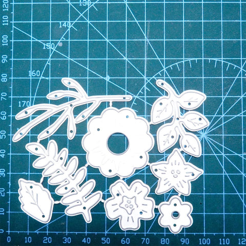 Inlovearts Gorgeous Flower Bush Cutting Dies