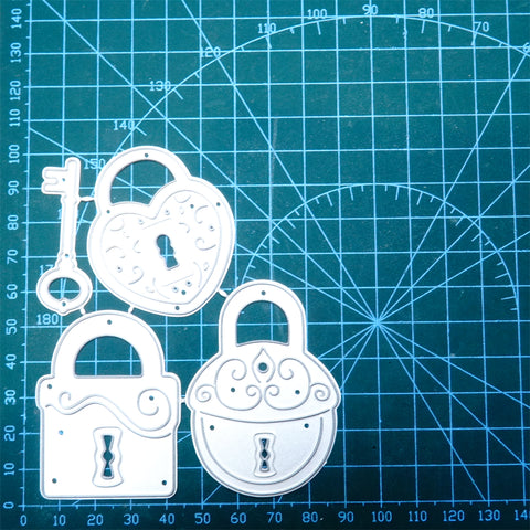 Inlovearts Three Locks Cutting Dies