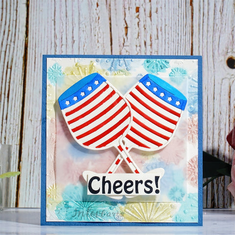 Inlovearts Wine Glass Cutting Dies