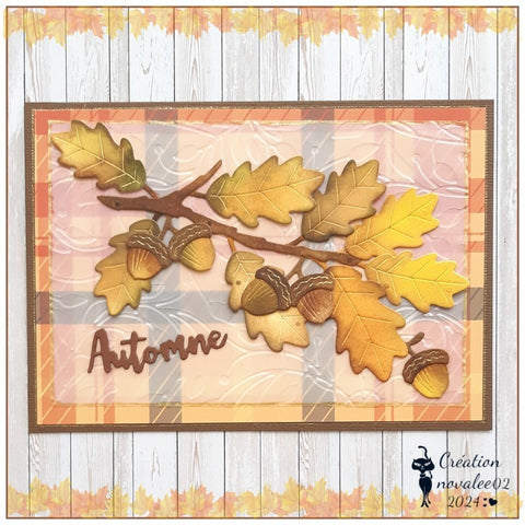 Inlovearts Autumn Leaves Cutting Dies