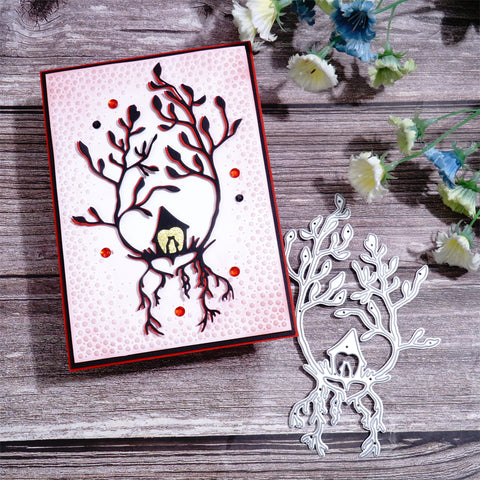 Inlovearts Little House in the Branches Cutting Dies
