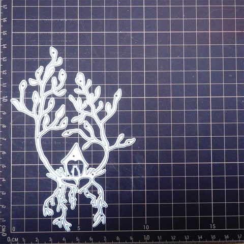 Inlovearts Little House in the Branches Cutting Dies