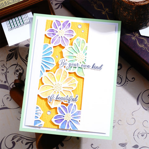 Inlovearts Flower and Butterfly Border Frame Cutting Dies