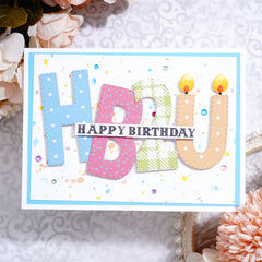 Inlovearts HB2U Word Metal Cutting Dies
