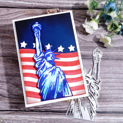 Inlovearts Statue of Liberty Cutting Dies