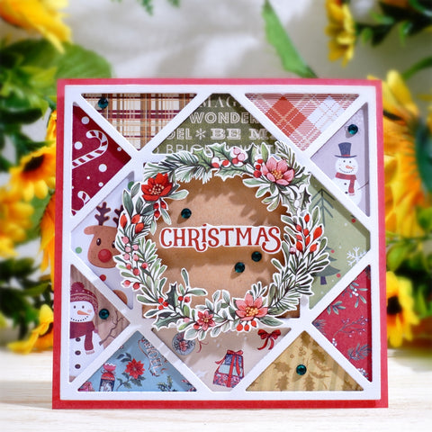 Inlovearts Square Background Board Cutting Dies