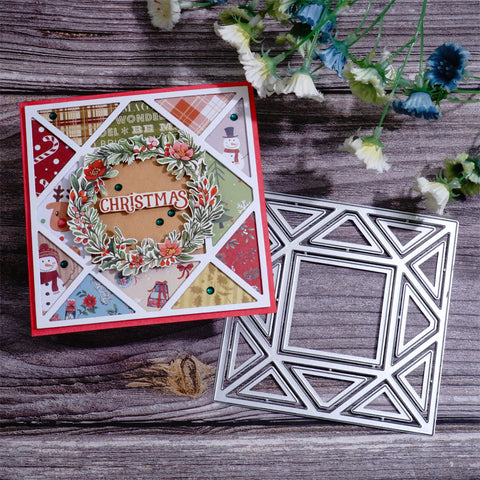 Inlovearts Square Background Board Cutting Dies