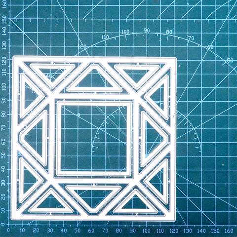 Inlovearts Square Background Board Cutting Dies