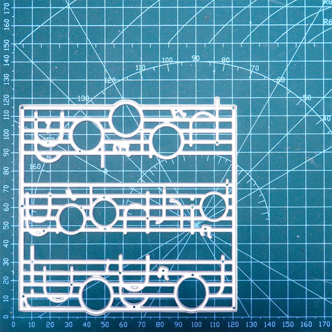 Inlovearts 'Happy Birthday to you' on the Musical Notation Cutting Dies