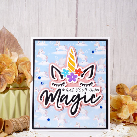 Inlovearts Magical Unicorn Metal Cutting Dies