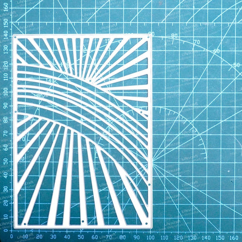 Inlovearts Rainbow Background Board Cutting Dies