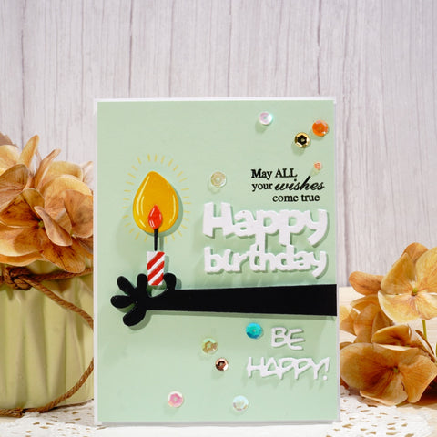 Inlovearts Holding a Candle Metal Cutting Dies