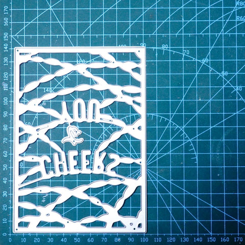 Inlovearts Cheers to You Ribbon Background Board Cutting Dies