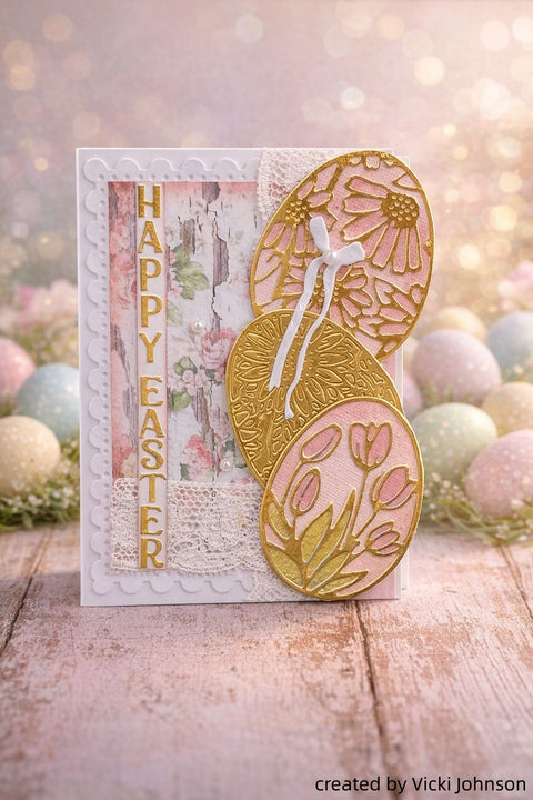 Inlovearts Floral Egg Cutting Dies