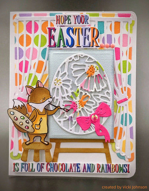 Inlovearts Floral Egg Cutting Dies