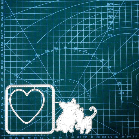 Inlovearts Cat and Dog Cutting Dies