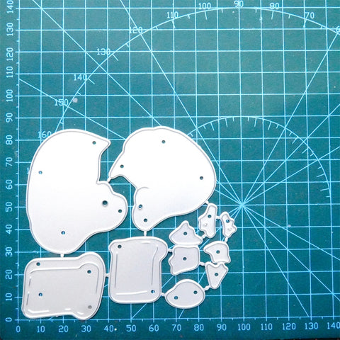 Inlovearts Bread Duck Cutting Dies