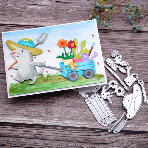 Inlovearts Gardening Mouse Cutting Dies