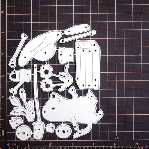 Inlovearts Gardening Mouse Cutting Dies