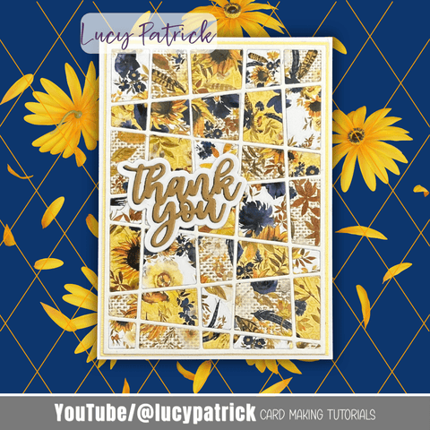 Inlovearts Staggered Slash Background Board Cutting Dies