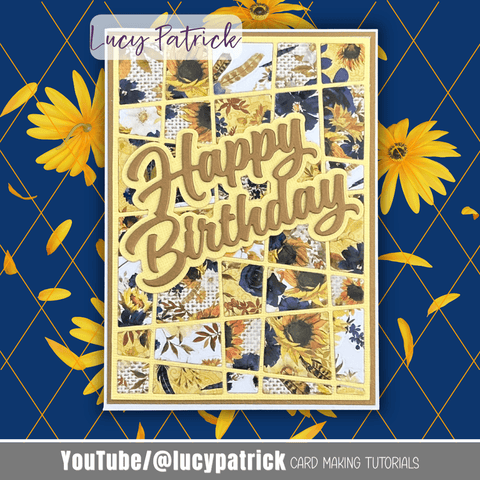 Inlovearts Staggered Slash Background Board Cutting Dies