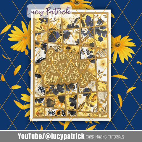 Inlovearts Staggered Slash Background Board Cutting Dies