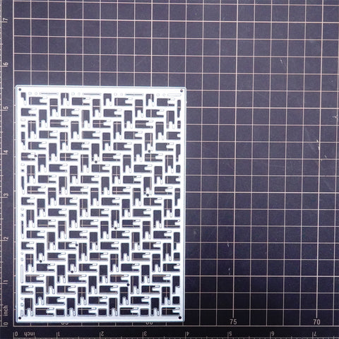 Inlovearts Cross Grid Background Board Cutting Dies