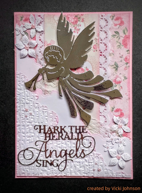 Inlovearts Trumpet Angel Cutting Dies