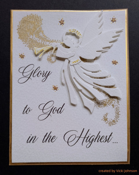 Inlovearts Trumpet Angel Cutting Dies