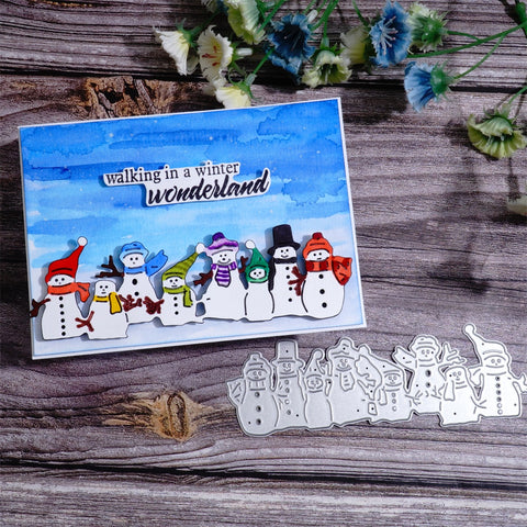 Inlovearts Snowmen Cutting Dies