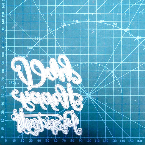 Inlovearts Happy Presidential Day Word Cutting Dies