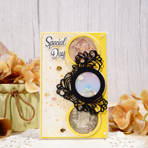 Inlovearts Photo Frame Background Board Metal Cutting Dies