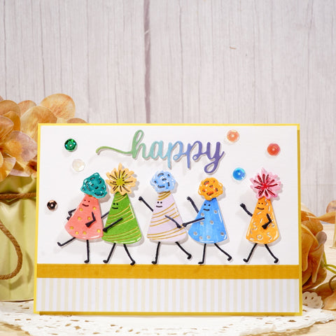 Inlovearts Celebration Hats Cutting Dies