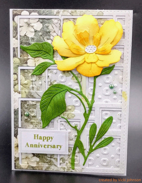 Inlovearts Small Square Grid Background Board Cutting Dies